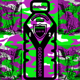 Unisex Long Sleeve "Gods Armor" Tee (Purple/Green)