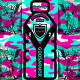 Men's "Gods Armor" T-Shirt (Blue/Pink)