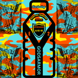 Unisex Long Sleeve "Gods Armor" Tee (Orange/Yellow)