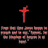 Men's "Repent" White Graphics T-Shirt