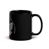 Black Glossy Mug "Those Who Wait"