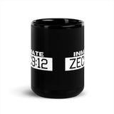 Black Glossy Mug "Inmate ZEC9:12"