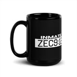 Black Glossy Mug "Inmate ZEC9:12"