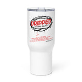 Travel mug with a handle "Dripped In The Blood"