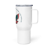 Travel mug with a handle "Those Who Wait"