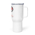 Travel mug with a handle "Dripped In The Blood"