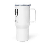 Travel mug with a handle "Prisoner Of Hope"