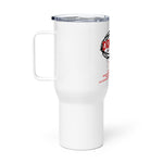 Travel mug with a handle "Dripped In The Blood"