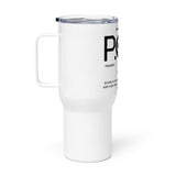 Travel mug with a handle "Prisoner Of Hope"