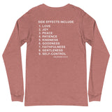 Unisex Long Sleeve "Side Effects" Tee