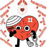 Unisex "Brokenhearted" Hoodie