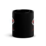 Black Glossy Mug "Dripped In The Blood"