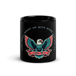 Black Glossy Mug "Those Who Wait"