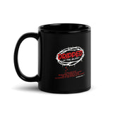 Black Glossy Mug "Dripped In The Blood"