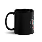 Black Glossy Mug "Those Who Wait"