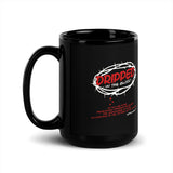 Black Glossy Mug "Dripped In The Blood"