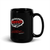 Black Glossy Mug "Dripped In The Blood"