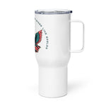 Travel mug with a handle "Those Who Wait"